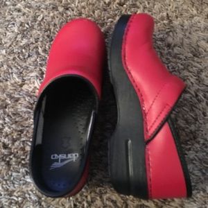 RED DANSKO SHOES